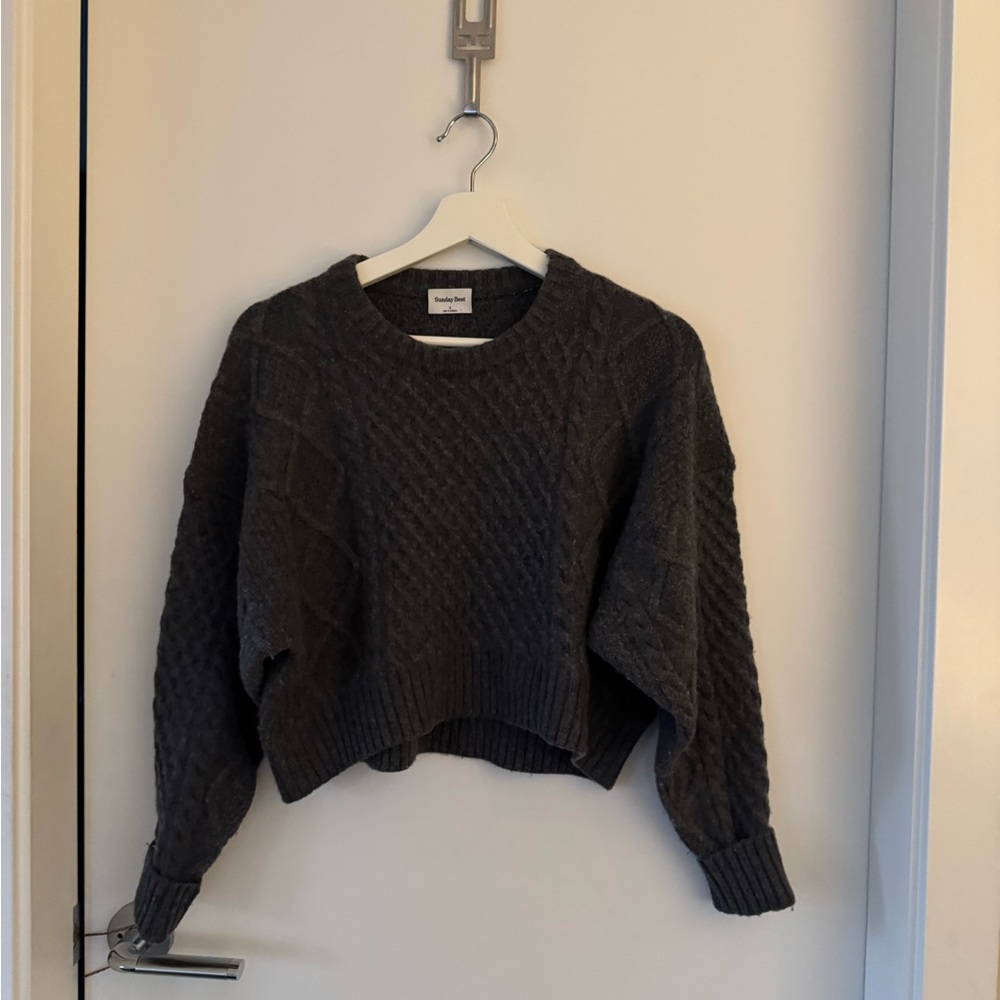 Sunday Best Peggy Cable Knit Sweater